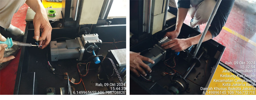 Perbaikan Alat Uji Lampu dan Kincup Roda